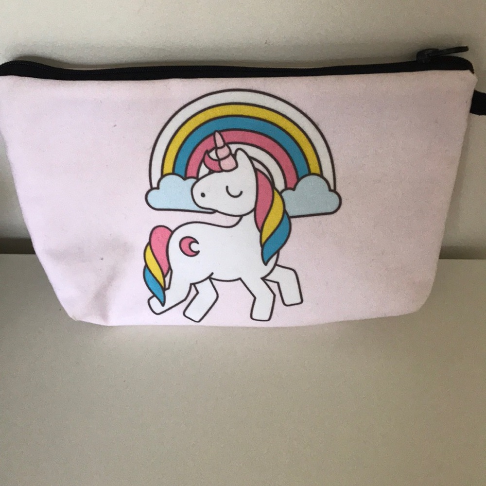 Baby pink unicorn bag